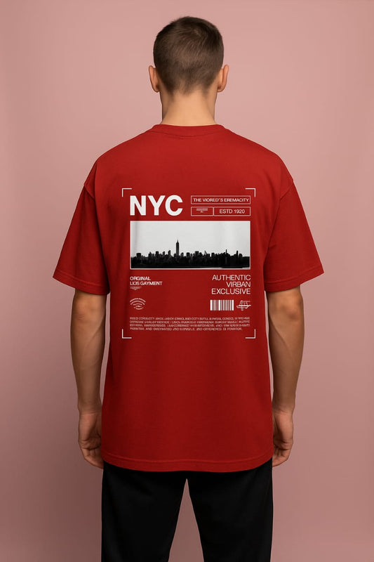 CITY Men Oversized Classic T-Shirt