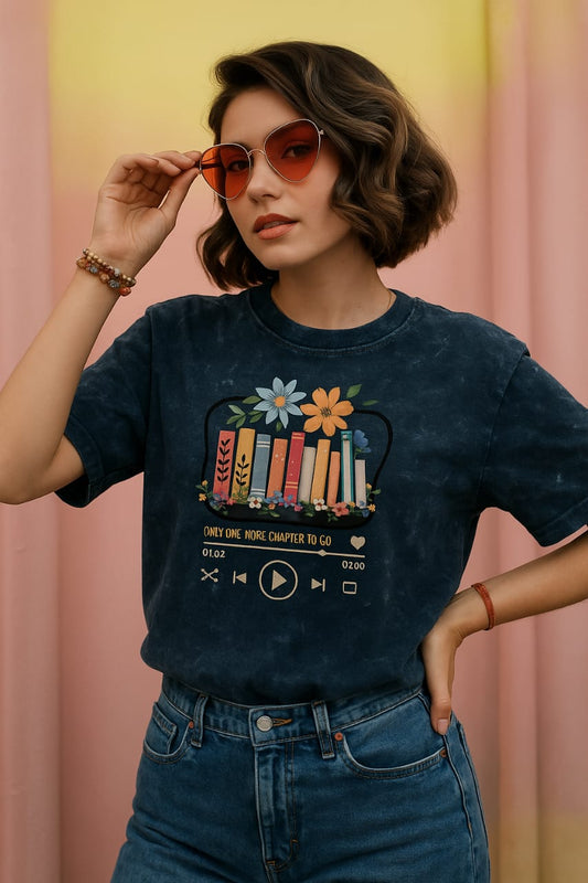 Women Acid Washed Oversized Tee