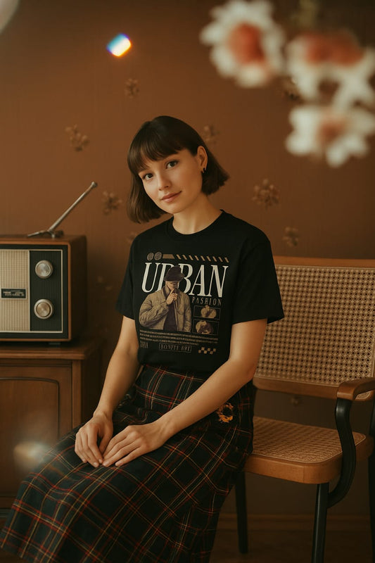 URBAN FASHION Women Basic T-Shirt